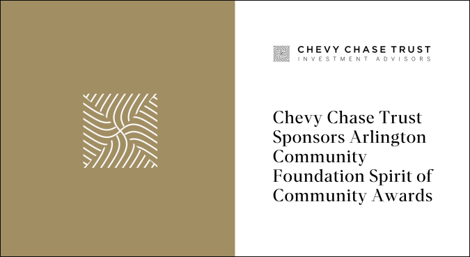 Chevy Chase Trust Sponsors Arlington Community Foundation Spirit of Community Awards